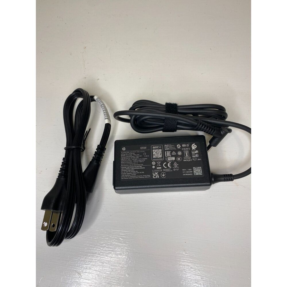 Genuine HP Elitebook x360 830 G8 65W Laptop Charger Power Cable NEW